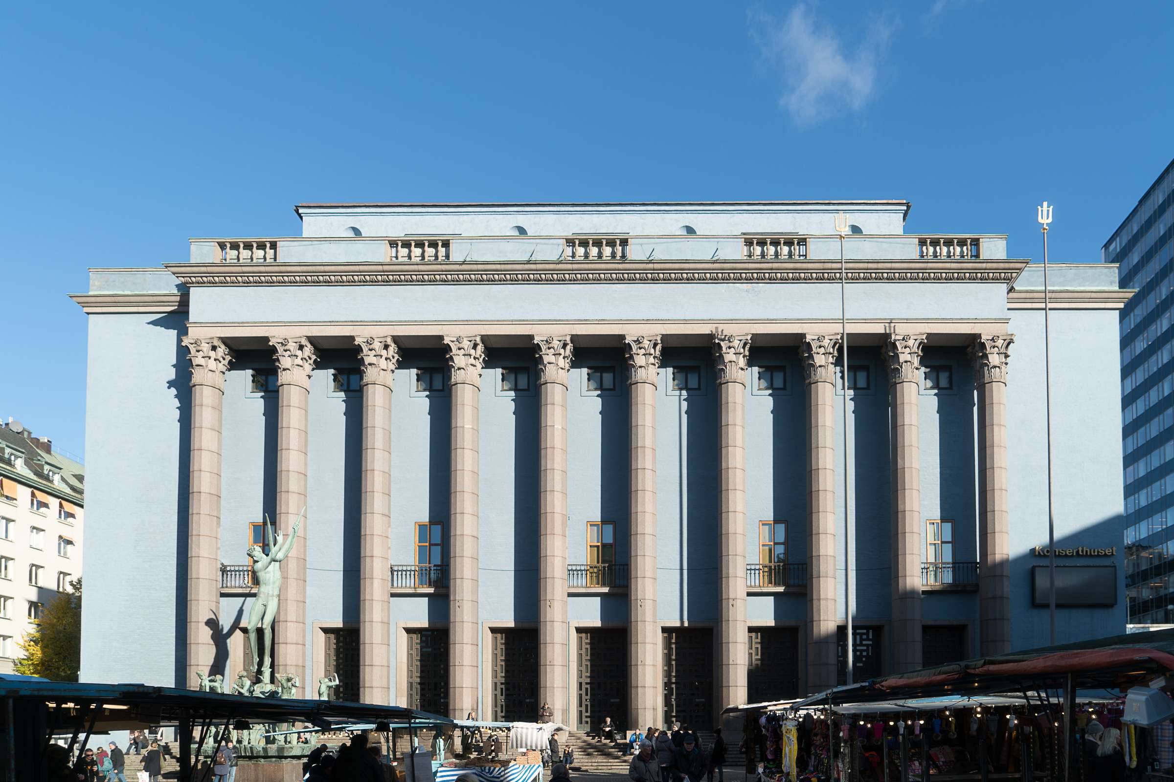 Facade of the Konserthuset &copy; David Karlin