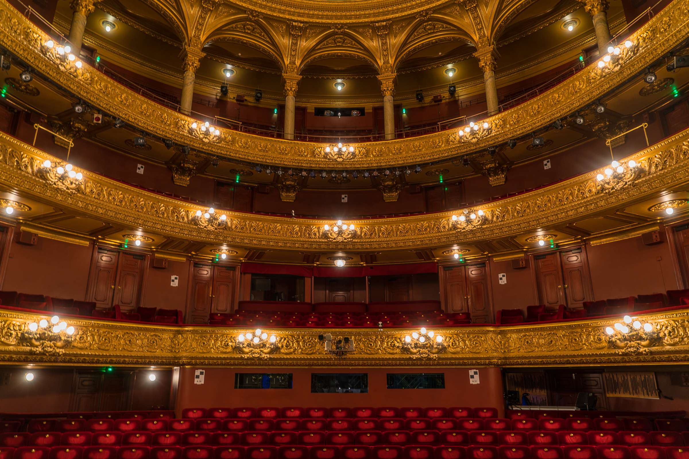 Auditorium of the Royal Swedish Opera &copy; David Karlin
