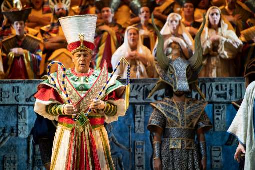 Luciano Montanaro (King of Egypt) © Opéra Royal de Wallonie-Liège