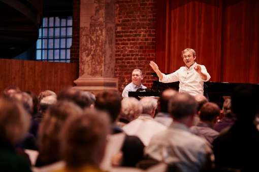 Simon Halsey leading an LSO Singing Day &copy; Kevin Leighton