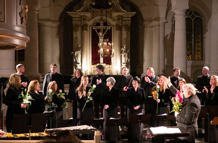 L'église Saint-Jean : le Chœur de la Radio Lettone &copy; David Karlin | Bachtrack Ltd