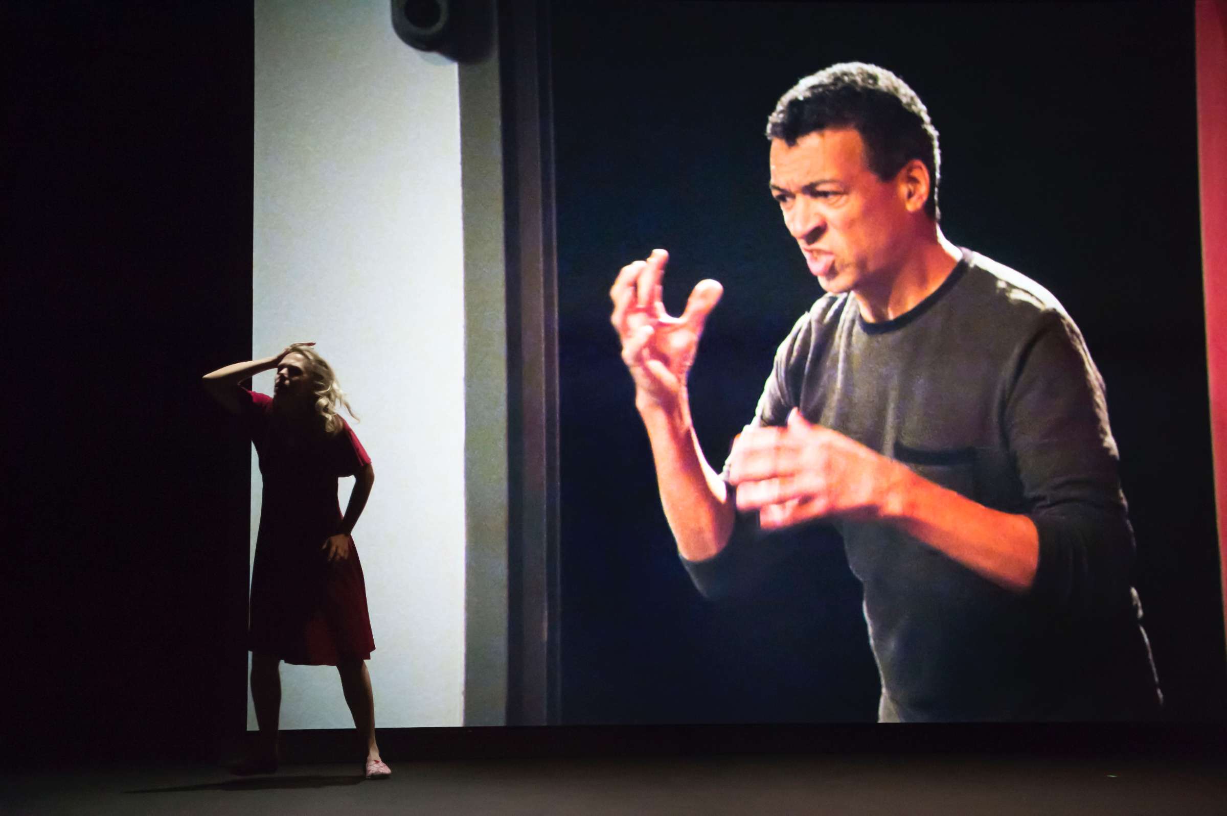 <i>Blank out</i>, by Michel van der Aa, this summer at Aix-en-Provence © Priska Ketterer