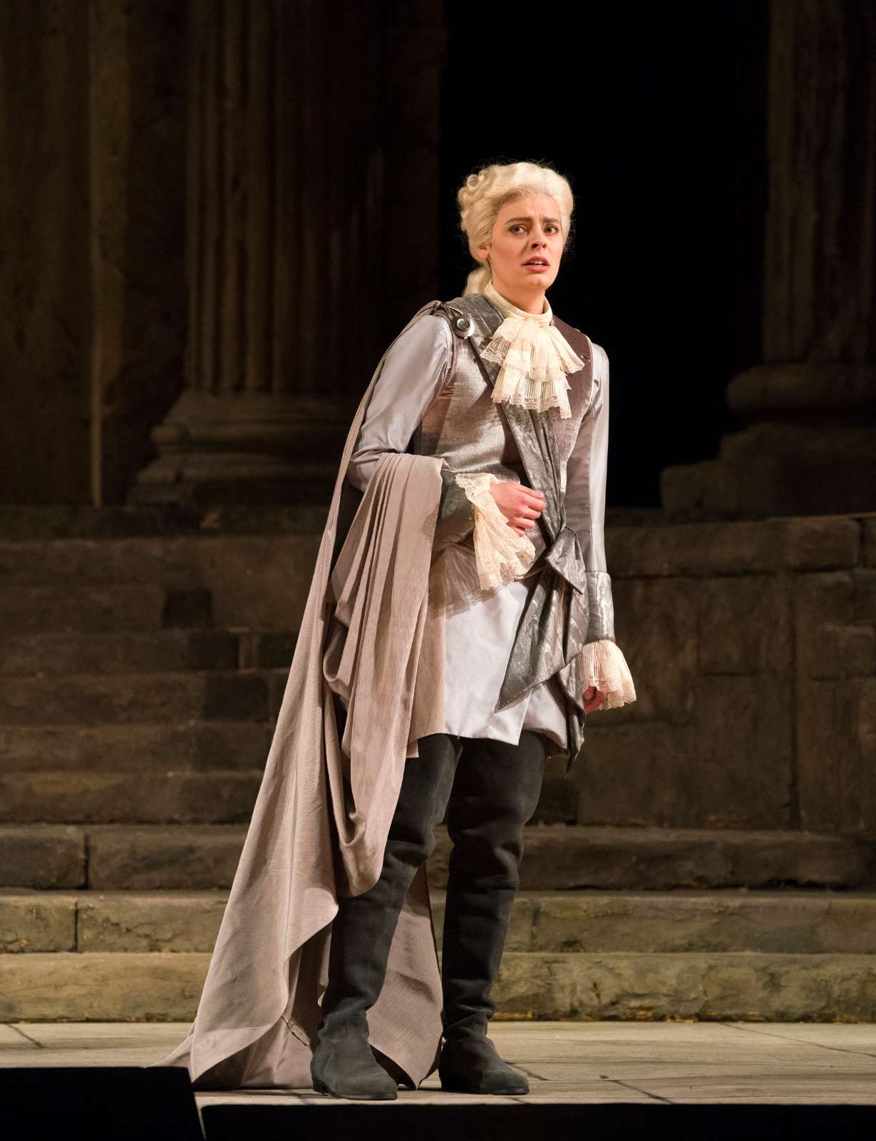 Emily D'Angelo as Annio in <i>La Clemenza di Tito</i>, March 2019 &copy; Ken Howard | Metropolitan Opera