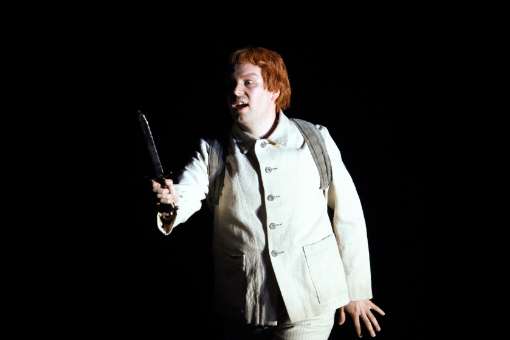 David Butt Philip (Grigory) in <i>Boris Godunov</i> &copy; ROH | Catherine Ashmore (2016)