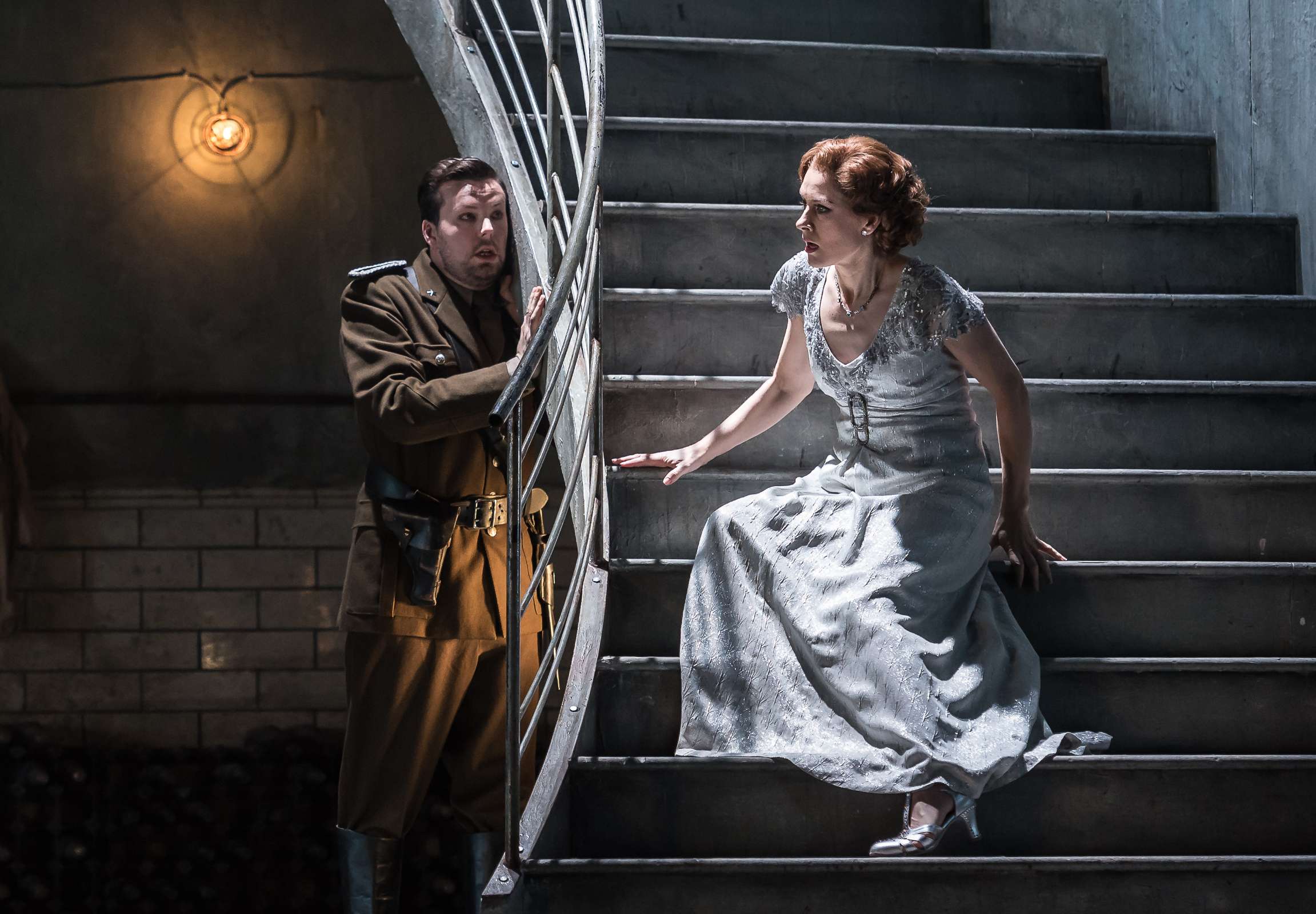 David Butt Philip (Narraboth) and Malin Bystrom (Salome) &copy; ROH | Clive Barda (2018)