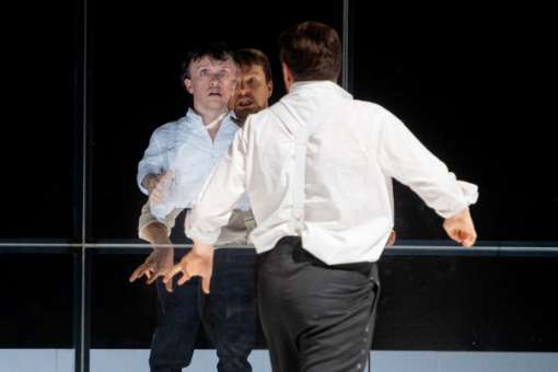 Mick Morris Mehnert and David Butt Philip (Der Zwerg) at Deutsche Oper &copy; Monika Rittershaus