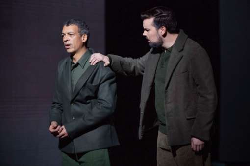 Roderick Williams and David Butt Philip in <i>War Requiem</i> at ENO &copy; Richard Hubert Smith (2018)