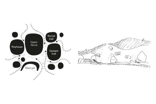 A concept sketch © Mecanoo Architects