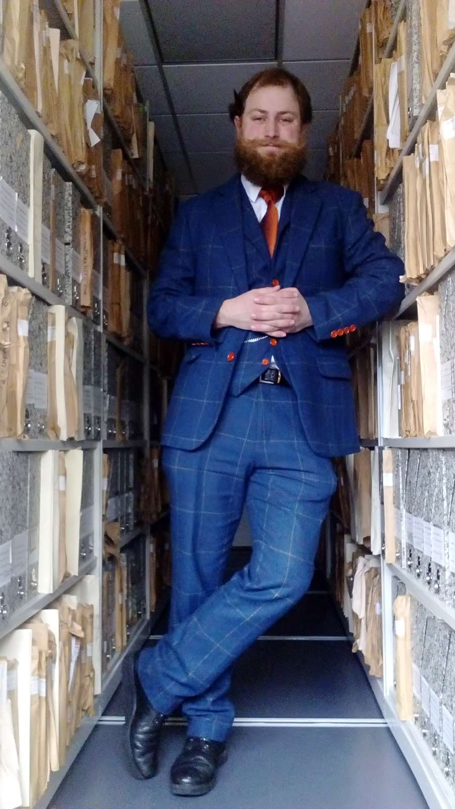 Alastair en la biblioteca de la BSO &copy; BSO