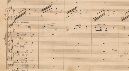 Autograph von <i>Harold in Italien</i> © domaine public