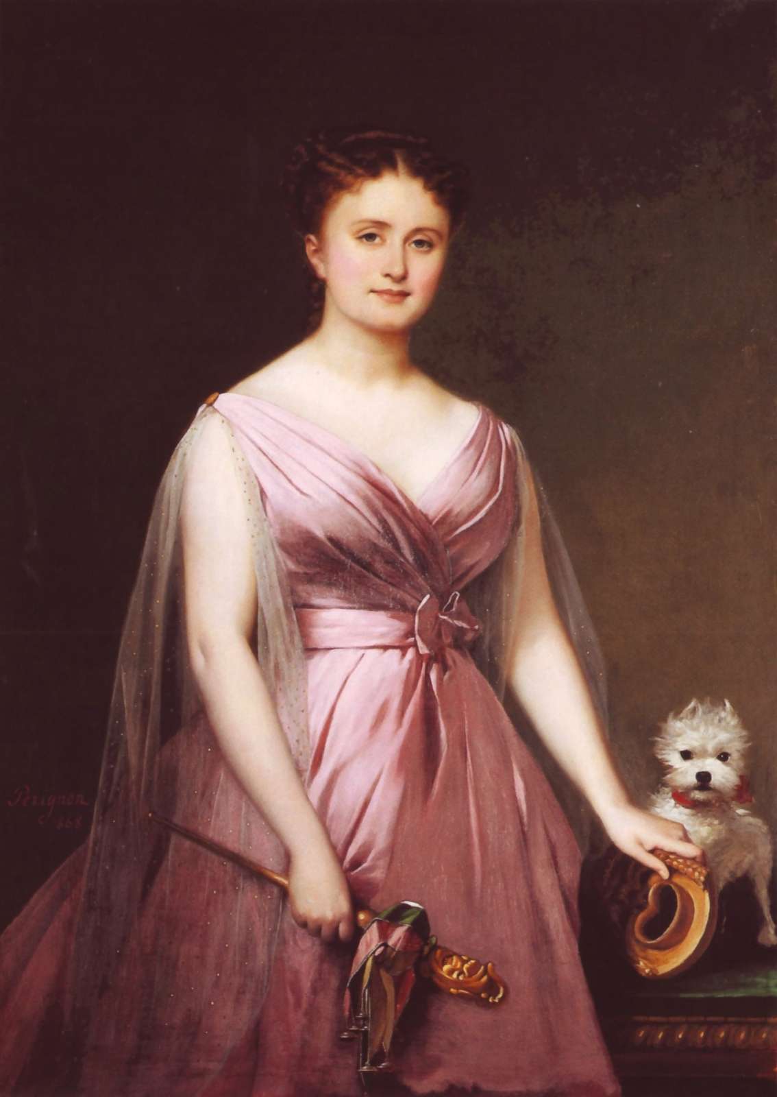 French soprano Hortense Schneider (Oil on canvas by Alexis-Joseph Pérignon, 1868) © Operetta Research Center