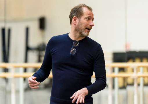 Kevin O'Hare in the studio &copy; ROH | Bill Cooper
