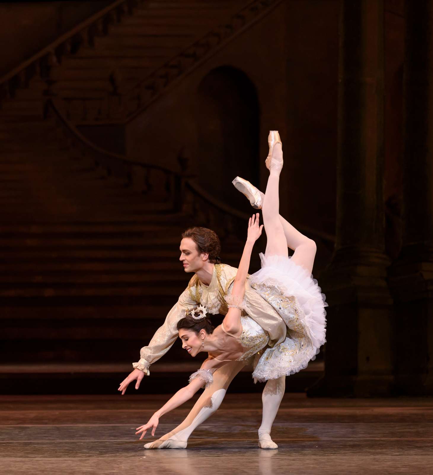 Matthew Ball and Yasmine Naghdi in <i>The Sleeping Beauty</i> &copy; ROH | Bill Cooper