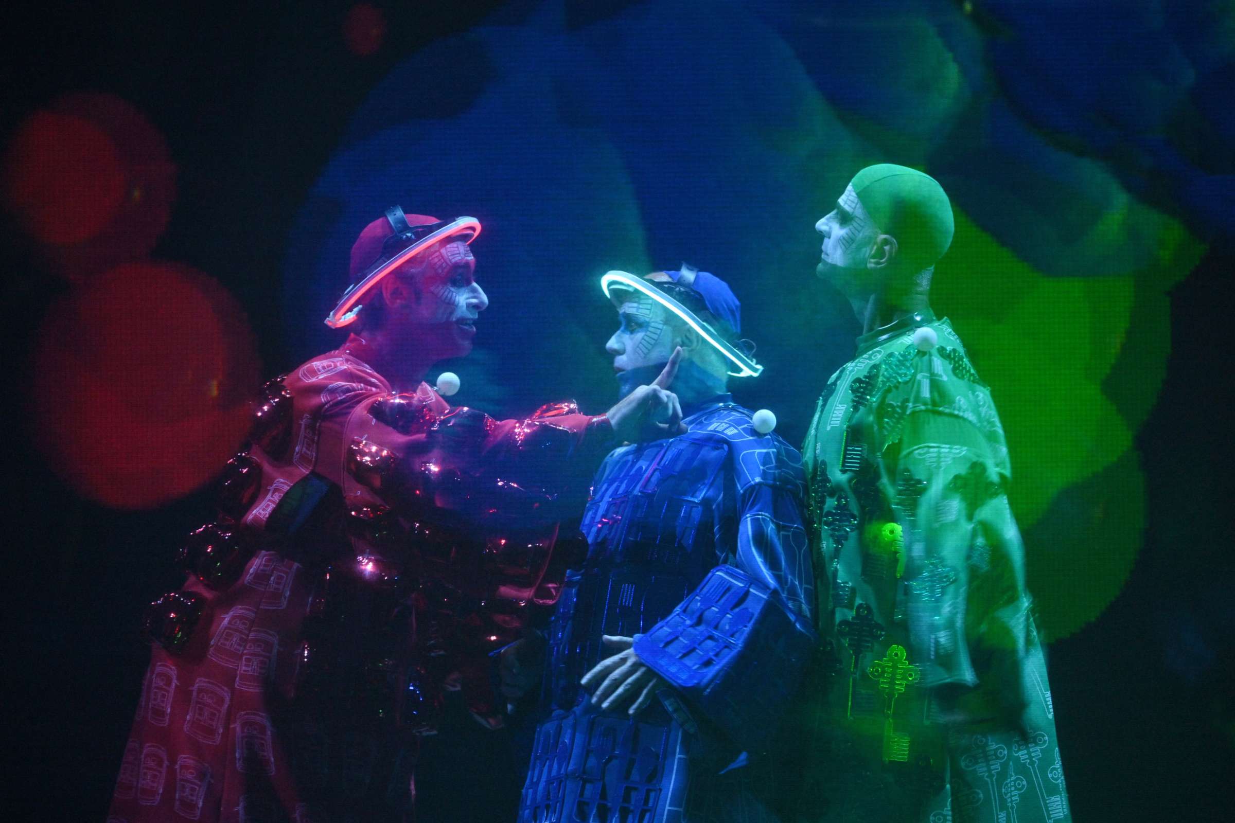 Los personajes Ping, Pang y Pong de <i>Turandot</i> © A. Bofill | Gran Teatre del Liceu