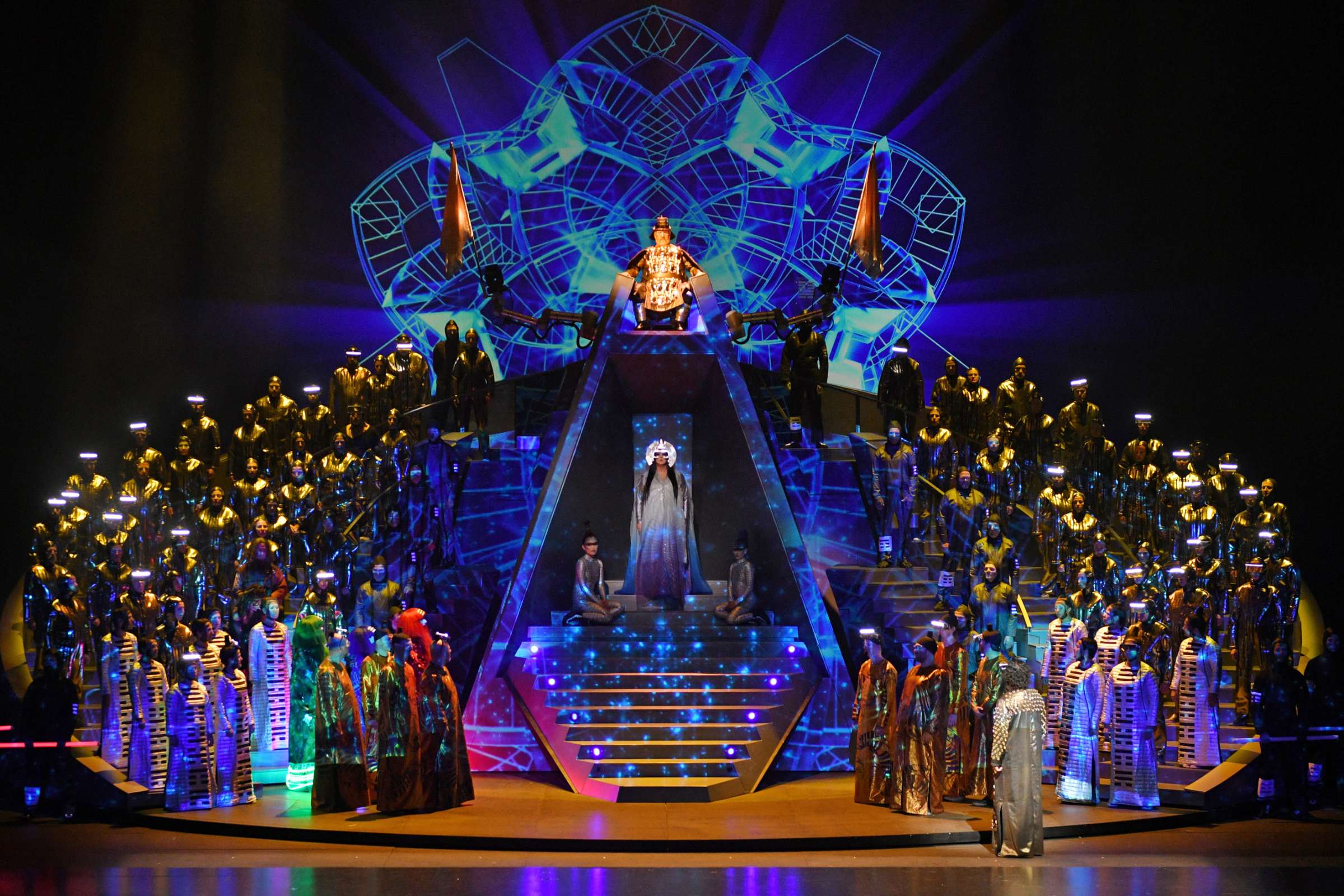 Imagen de la futurista <i>Turandot</i> en el Liceu © A. Bofill | Gran Teatre del Liceu