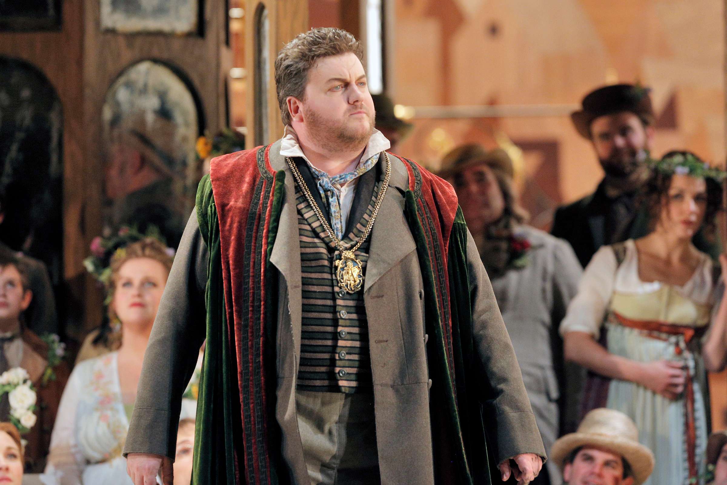 James Rutherford as Hans Sachs in the 2015 San Francisco Opera production of <i>Meistersinger</i> &copy; Cory Weaver | San Francisco Opera