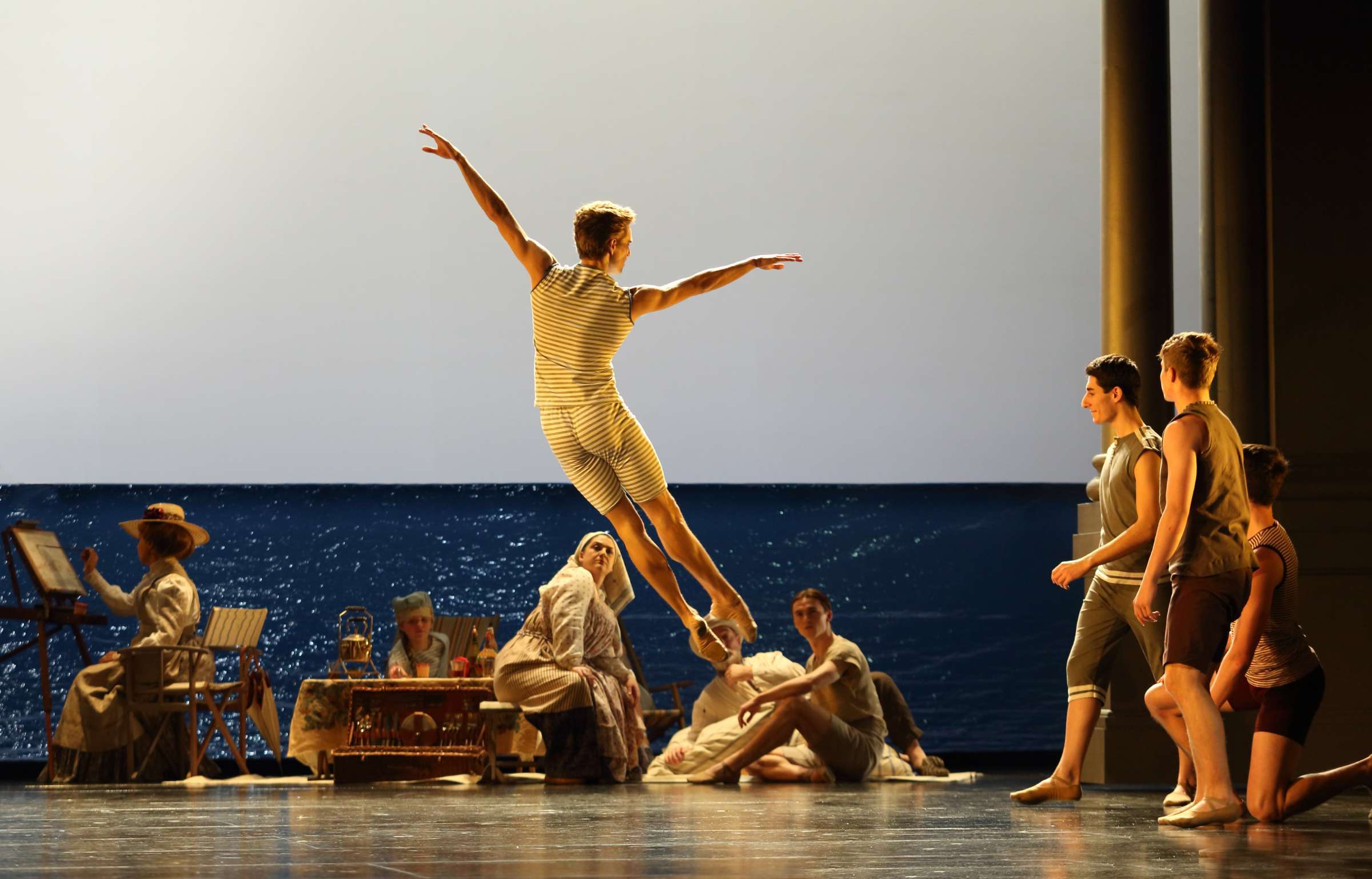 Leo Dixon (Tadzio) in <i>Death in Venice</i> &copy; ROH | Catherine Ashmore