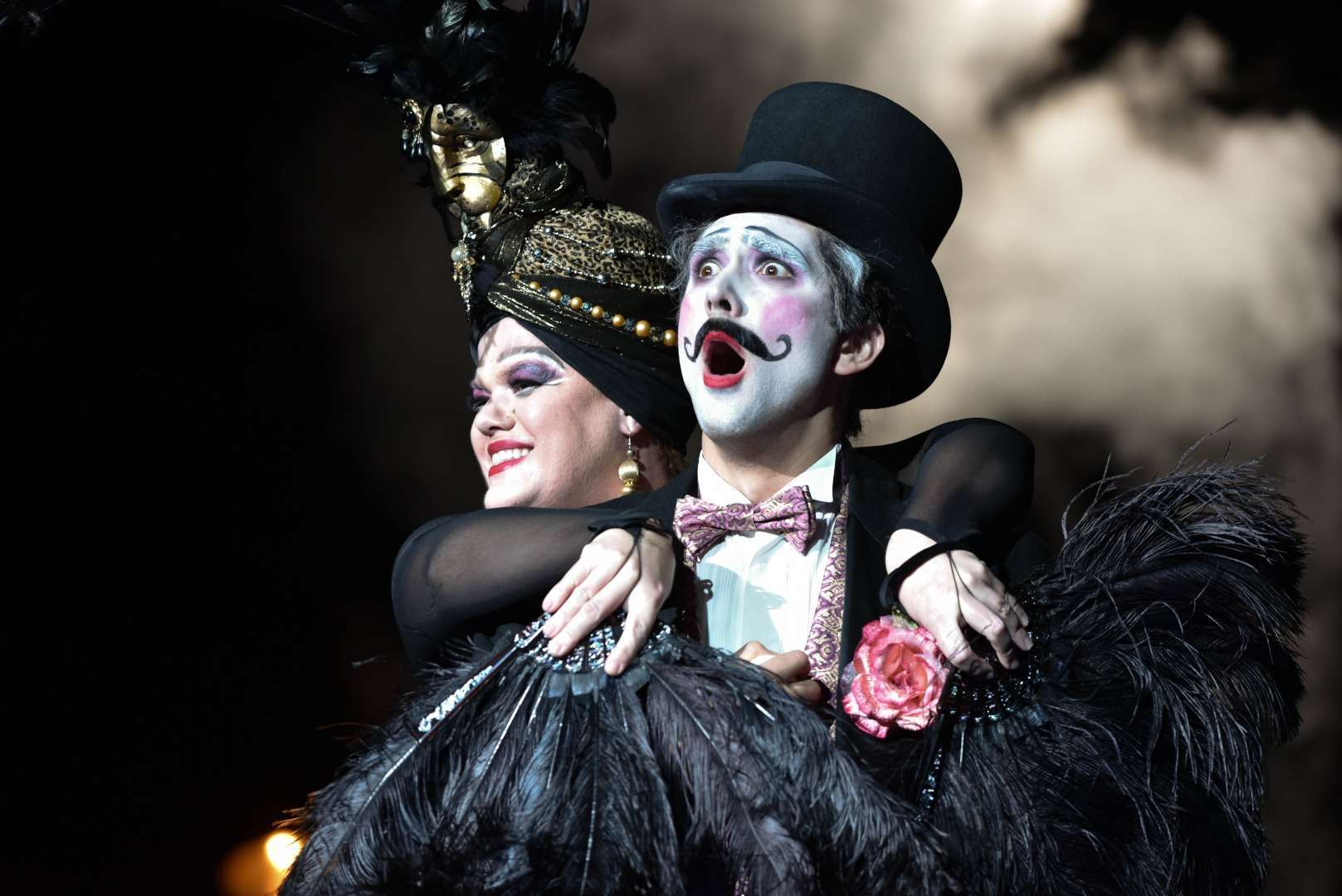Wendy Bryn Harmer (Fata Morgana) and Brent Michael Smith (Chelio) &copy; Kelly &amp; Massa for Opera Philadelphia