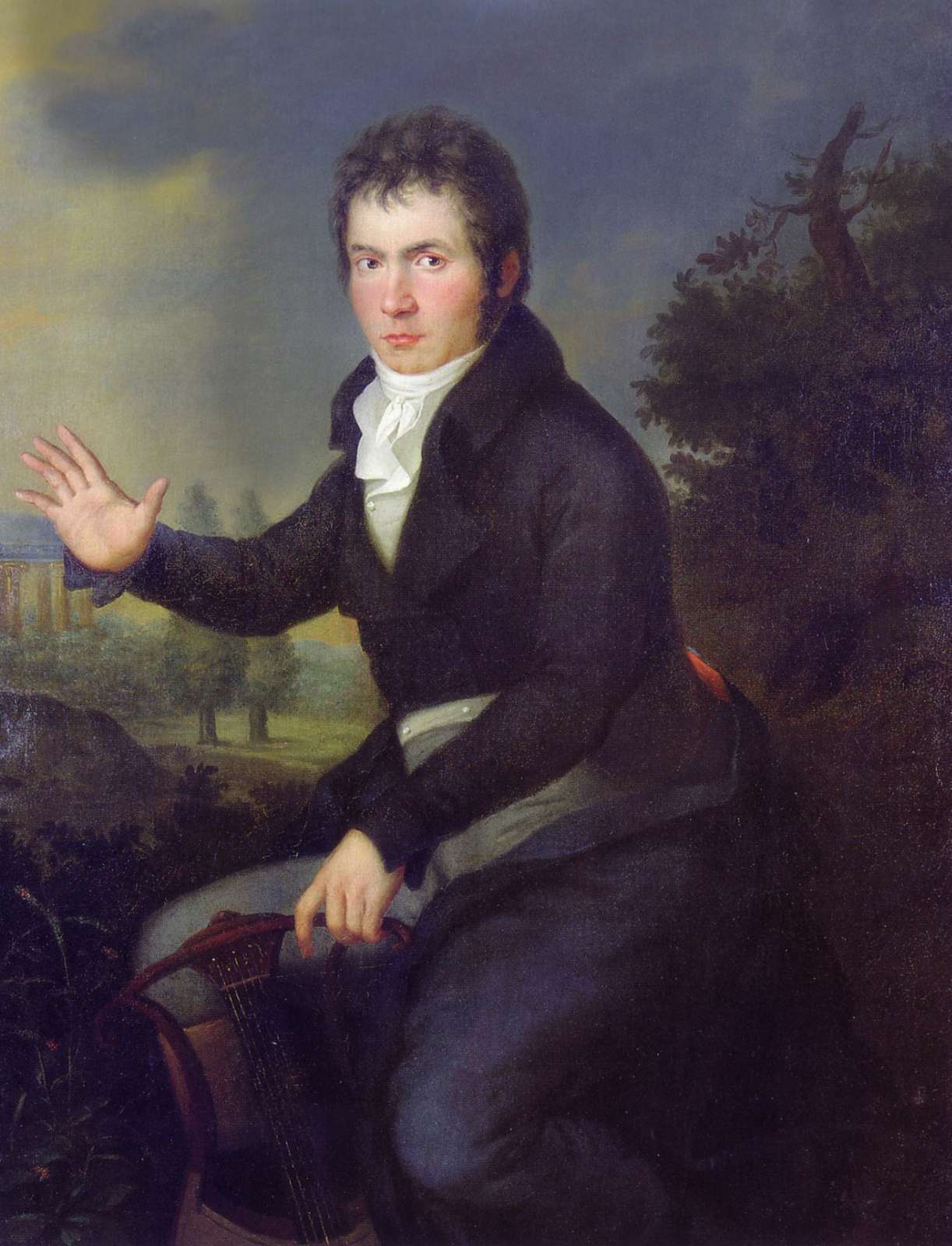 Ludwig van Beethoven &copy; Portrait by Joseph Mähler (1804-5)