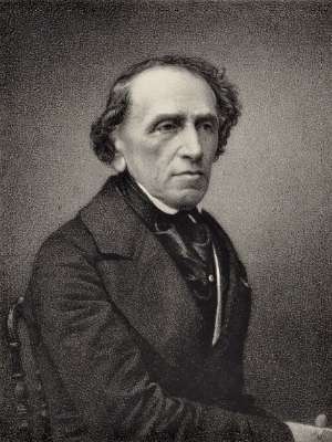 Giacomo Meyerbeer, engraving from a photo by Pierre Petit, 1865 &copy; Public Domain
