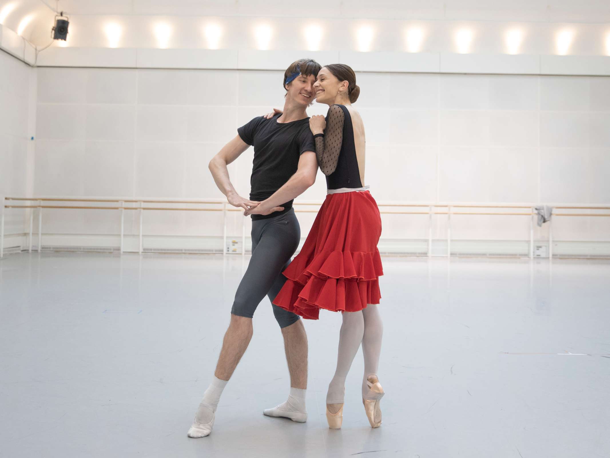 Vadim Muntagirov and Marianela Núñez in rehearsal © ROH | Andrej Uspenski
