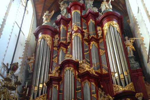 The Organ at St Bavokerk Haarlem was built by Christan Müller between 1735 and 1738 © Morwenna Campbell-Smith
