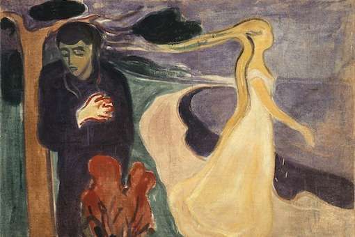 <i>Separation</i> by Edvard Munch © Public domain