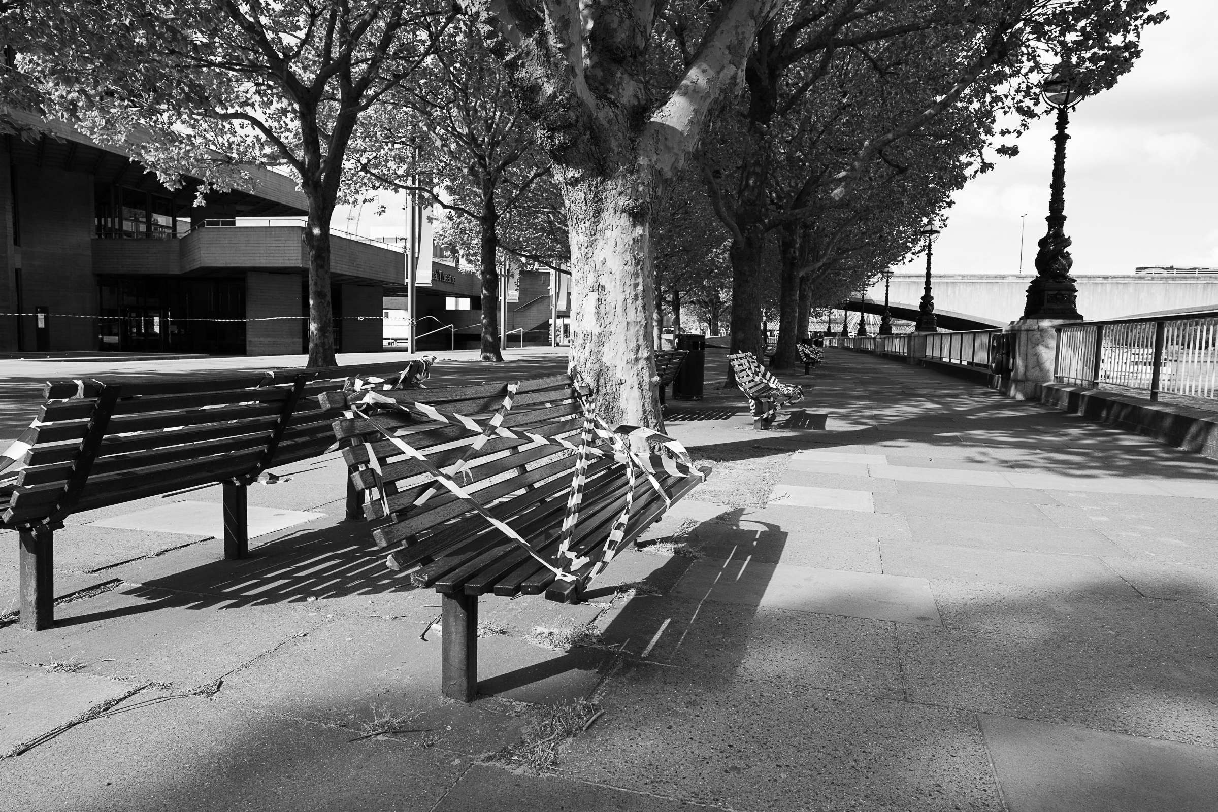 Benches near the National Theatre © David Karlin | Bachtrack Ltd