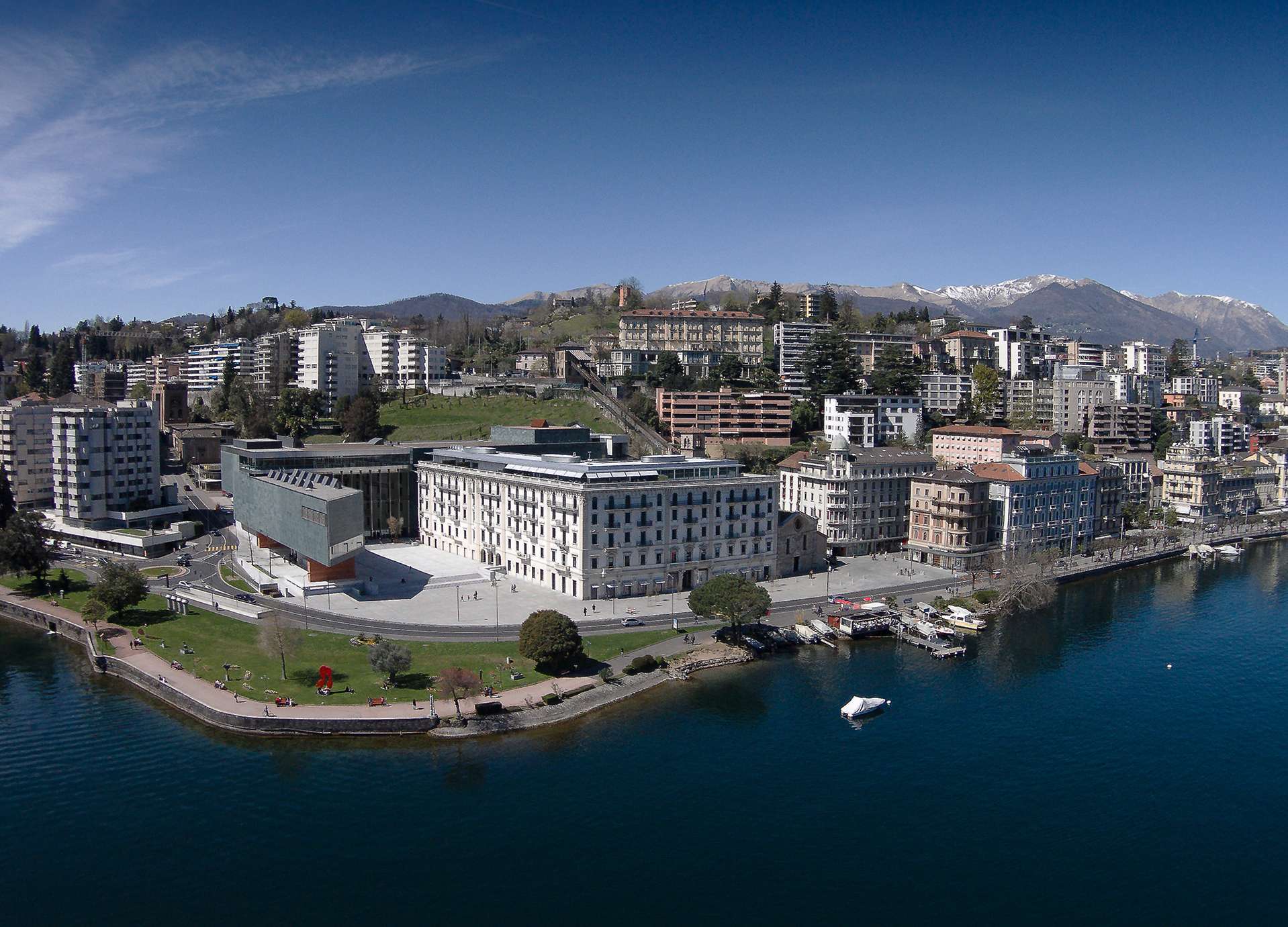 Lugano Arte e Cultura from the air &copy; Lugano Arte e Cultura