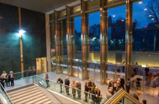 The foyer at LAC, pre-Covid &copy; Adriano Heitmann