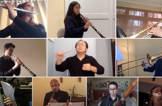 PIMF virtual wind and brass class with Maestro Thomas Hong &copy; Philadelphia International Music Festival
