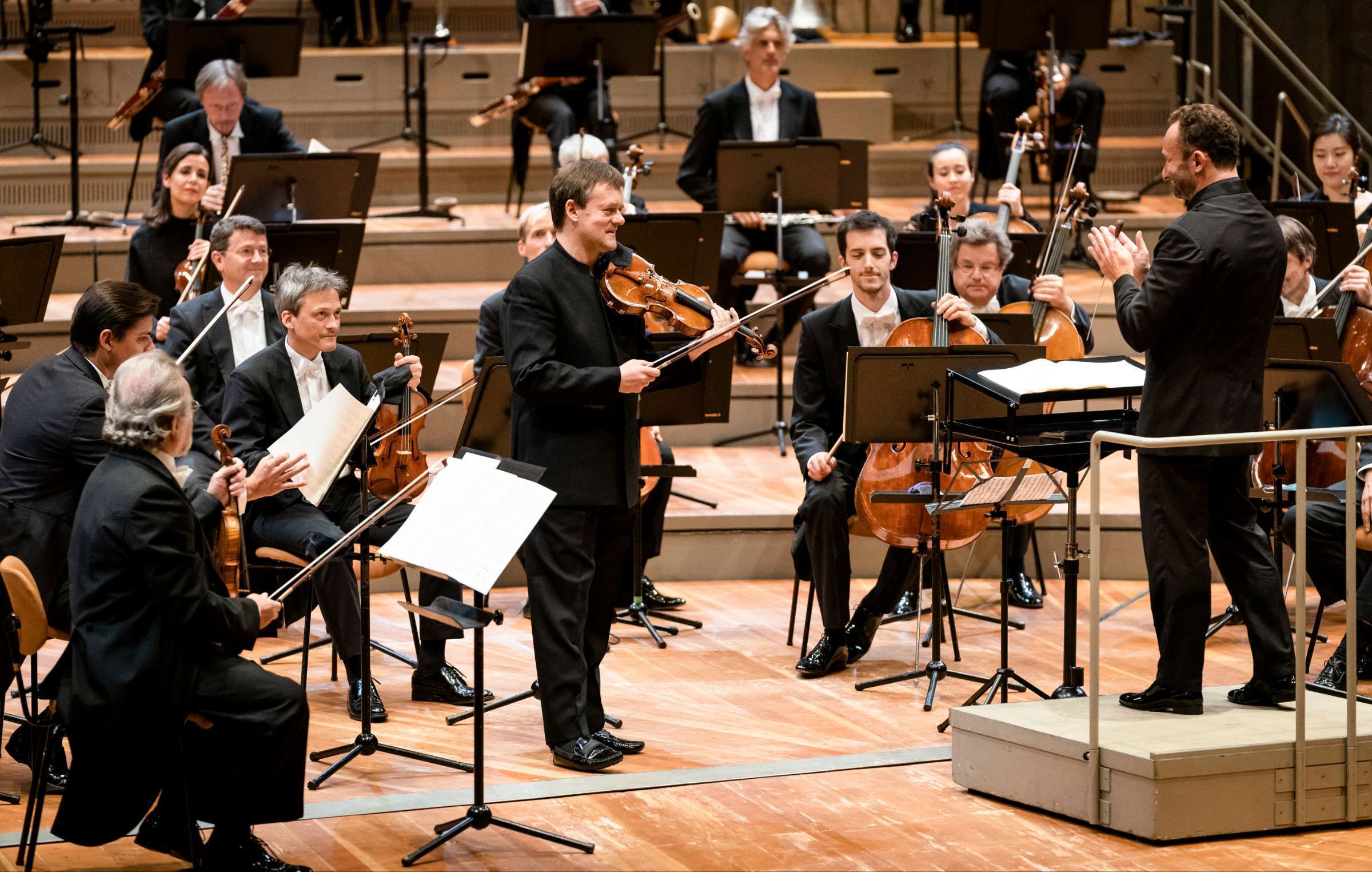 Spaced out strings for the Berlin Philharmonic &copy; Stephan Rabold