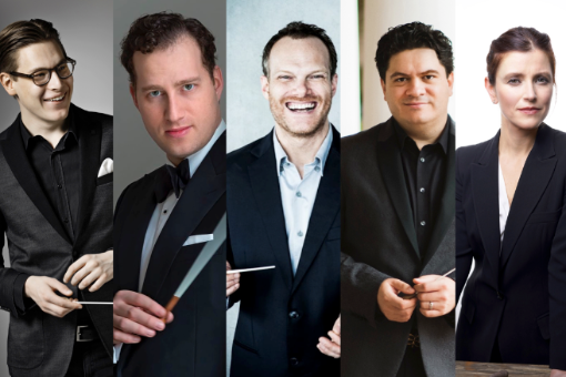 Klaus Mäkelä, Nikolaj Szeps-Znaider, Lars Vogt, Cristian Măcelaru et Debora Waldman © Heikki Tuuli / Lars Gundersen / Giorgia Bertazzi / Adriane White / Bernard Martinez