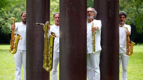 Alberto Chaves, Josetxo Silguero, Andr&eacute;s Gomis y &Aacute;ngel Soria forman SIGMA Project &copy; Aitor Izaguirre