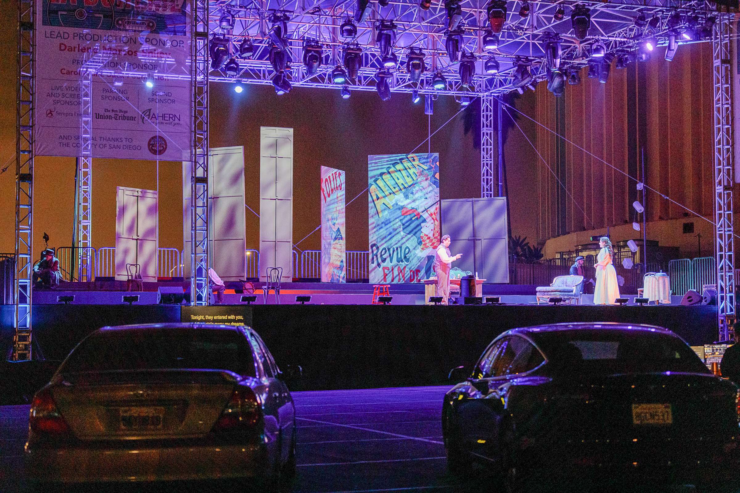 La bohème drive-in at San Diego Opera © Karli Cadel