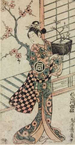 The Kabuki actor Sanogawa Ichimatsu © The Trustees of the British Museum