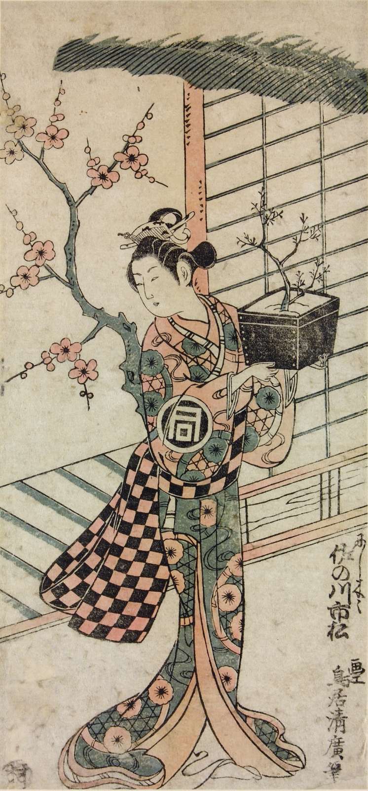 The Kabuki actor Sanogawa Ichimatsu © The Trustees of the British Museum