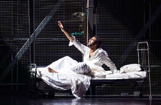Peter Brathwaite in <i>The Knife of Dawn</i>, part of "A New Dark Age", October 2020 &copy; ROH | Tristram Kenton