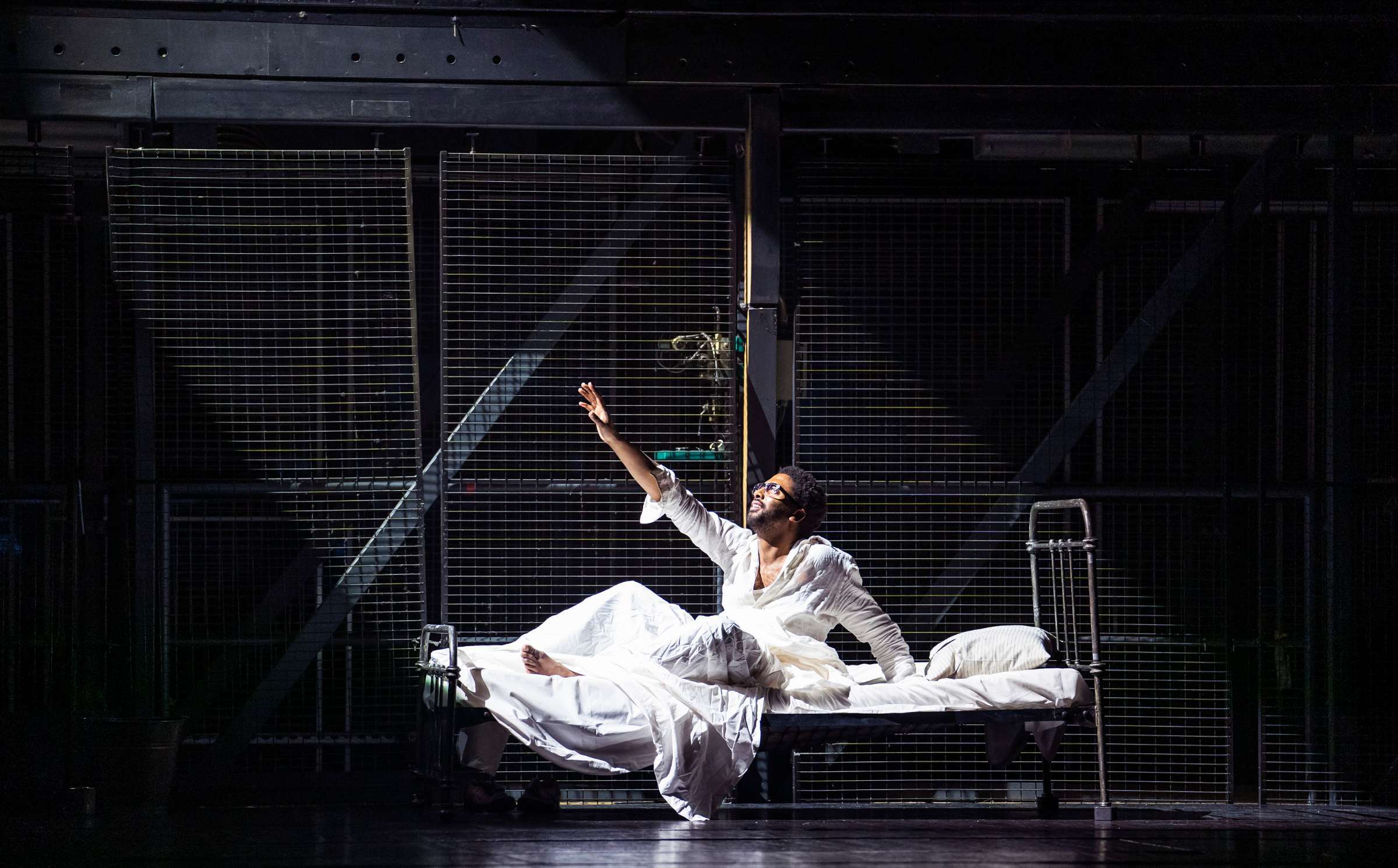 Peter Brathwaite in <i>The Knife of Dawn</i>, part of "A New Dark Age", October 2020 &copy; ROH | Tristram Kenton