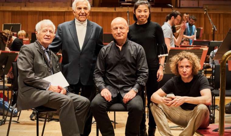 From left: Jasper Parrott, Vladimir Ashkenazy, Paavo J&auml;rvi, Elim Chan and Santtu-Matias Rouvali &copy; Kaupo Kikkas