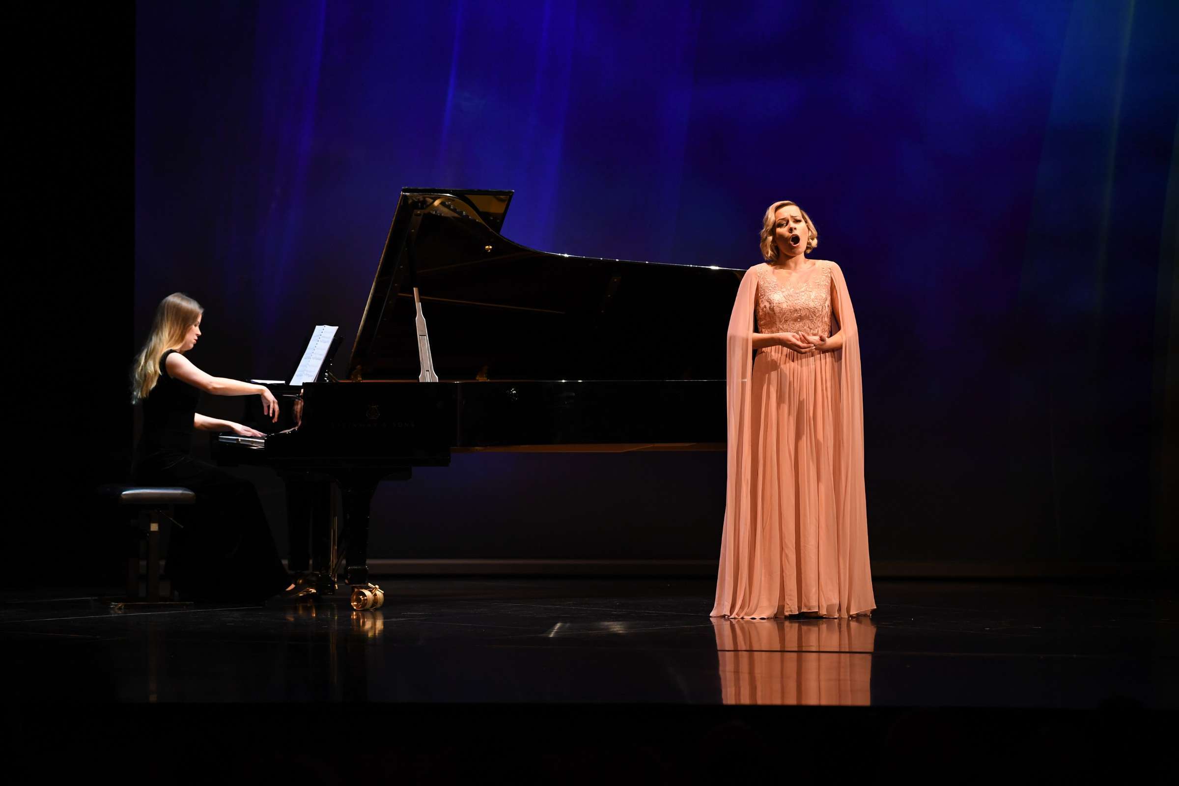 On stage as the recipient of the Bavarian Art Prize for the Performing Arts 2019 © Andreas Gebert
