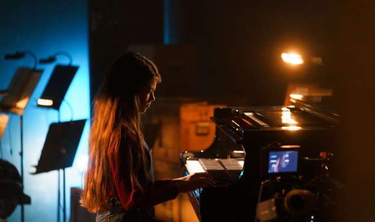 On the video set © János Posztós | Müpa