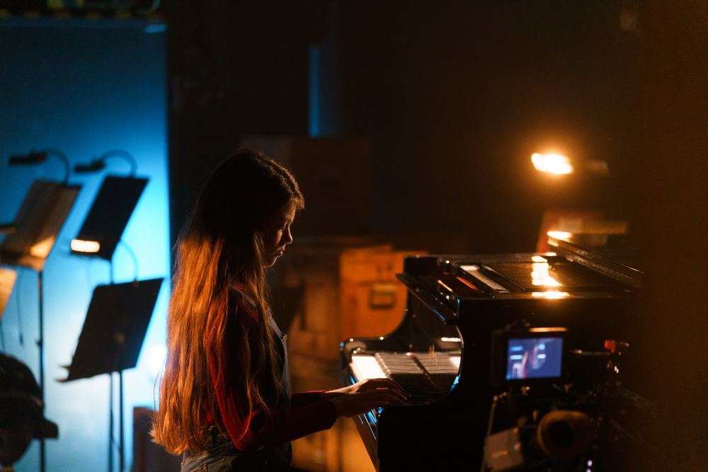On the video set © János Posztós | Müpa