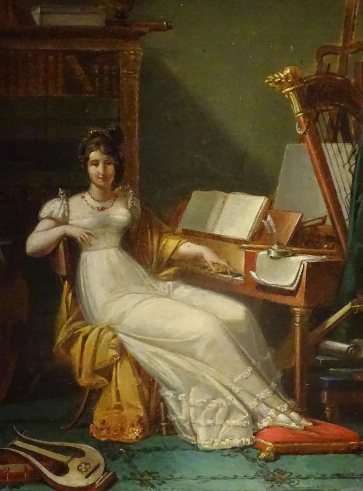 Portrait présumé d'Hélène de Montgeroult, par Louis-Philippe-Joseph Girod de Vienney de Trémont &copy; domaine public / Musée des Beaux-Arts de Tours