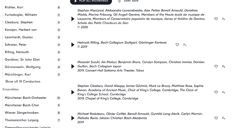 Search results – Idagio