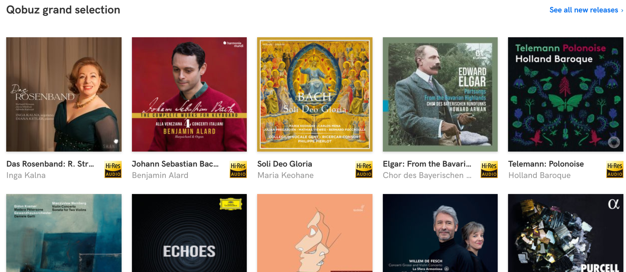 New releases – Qobuz