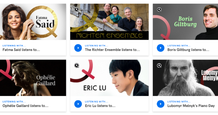 Artist curated playlists – Qobuz