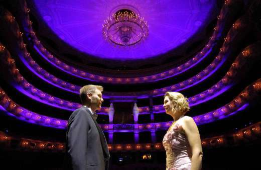 <i>Schön ist die Welt</i>, January 2021: Sebastian Kohlhepp, Julia Kleiter © Wilfried Hoesl