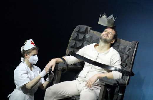 <i>Eight Songs for a Mad King</i>, January 2021: Holger Falk © Wilfried Hoesl