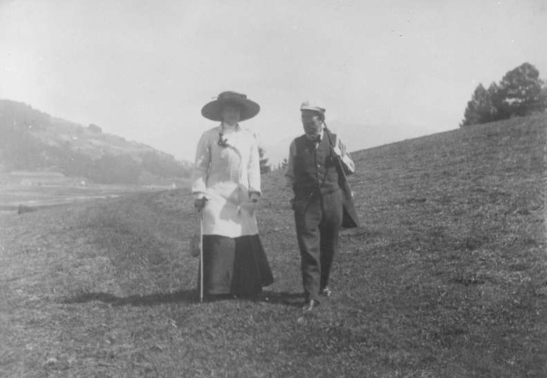Alma et Gustav Mahler vers 1909, près de Toblach &copy; ÖNB, Bildarchiv Austria (domaine public)